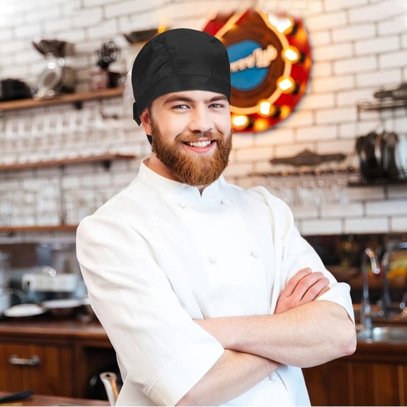 3-Pack Unisex Adjustable Chef Hats